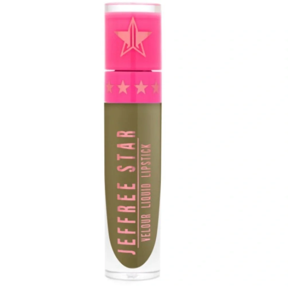 NEW! JEFFREE STAR VELOUR LIQUID Matte LIPSTICK in DEAD PRESIDENTS Army Green